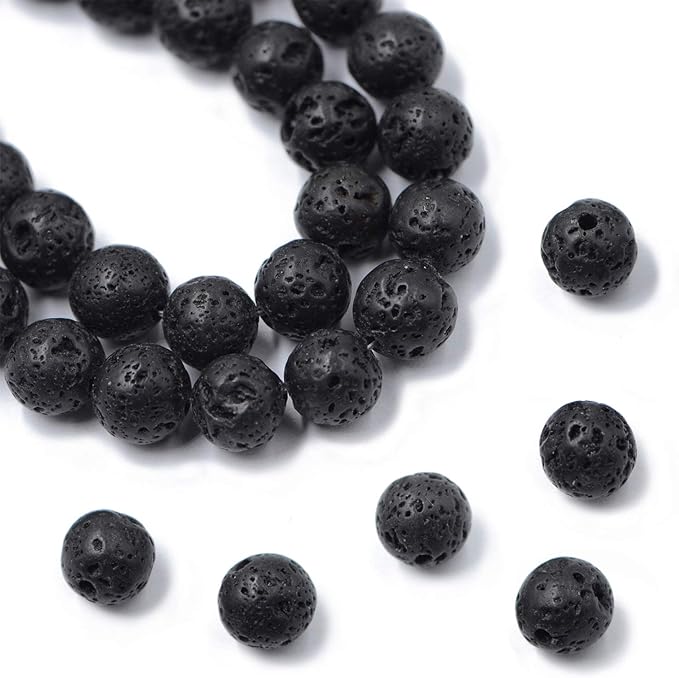 AD Beads Natural Gemstone Round Loose Beads 15" by ADBeads