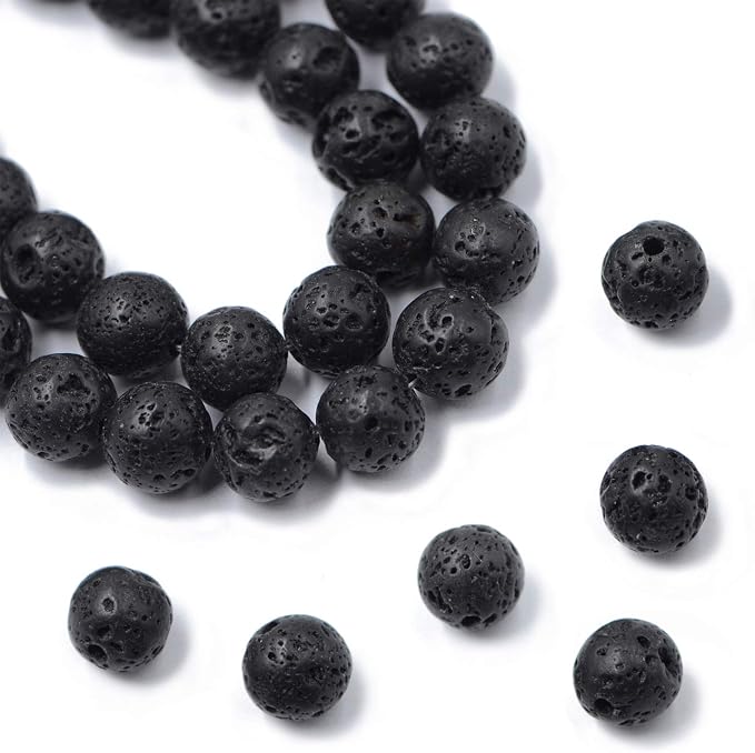 AD Beads Natural Gemstone Round Loose Beads 15" by ADBeads