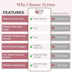 Zyrose Punch Needle Kit for Beginners – Modern Embroidery Kit - Image 5
