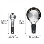 OXO Good Grips 8 Piece Stainless Steel Measuring Cups and Spoons Set - Image 8