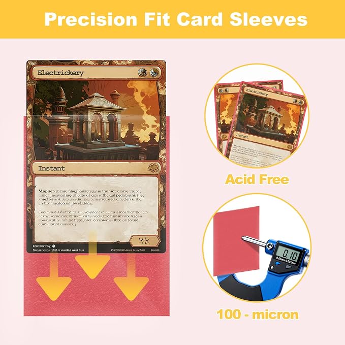 900 Count Matte Card Sleeves, 6 Colors Bulk Trading Card Sleeves - Image 5
