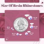 12000PCS 2mm Resin Jelly Rhinestones in Bulk, Bedazzling Flatback Crystals - Image 3
