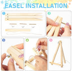 4 Pack Framed Paint by Numbers Kit - Image 7