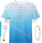 HTVRONT Tshirt Ruler Set for Heat Press, Vinyl Alignment, Center Design | For by HTVRONT