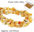 456 PCs Natural Chip Stone Beads, 5-8mm Irregular Multicolor Gemstones Loose - Image 4