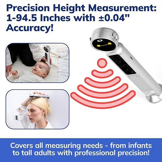 Portable Height Measurement for Kids & Adults | 3-Second Infrared Digital - Image 5
