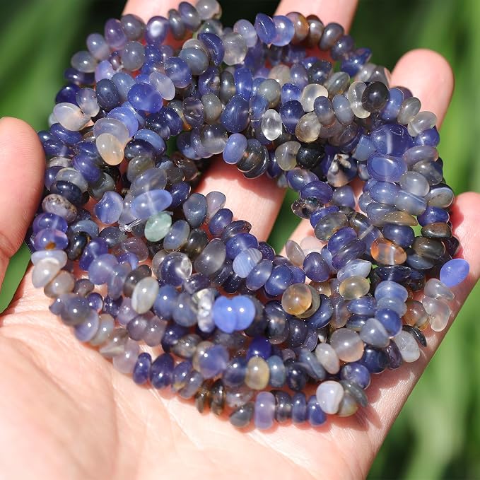 400pcs Natural Chip Stone Beads - Image 5