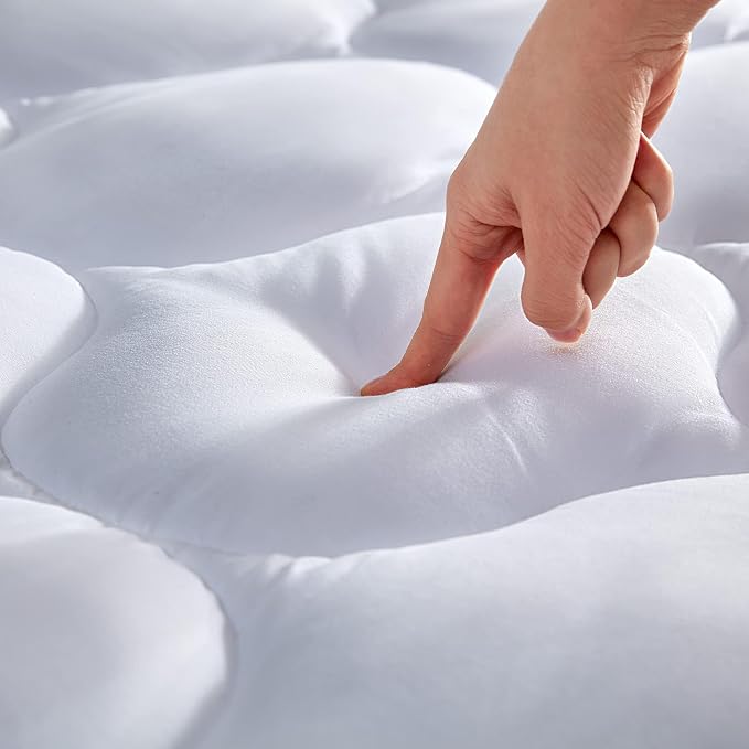 SLEEP ZONE Twin XL Mattress Pad Cover by SLEEPZONELIFE