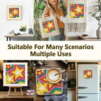 Doodlream Colorful Stars DIY Punch Needle Embroidery Kit - Image 5