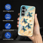 for Samsung Galaxy S25 FE Case, Sea Turtle Beach Pattern Glossy 2 in 1 - Image 5