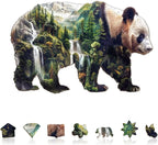 Mountain Panda Puzzles Adults Gifts by Jollitot