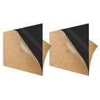 SimbaLux Acrylic Sheet Black Opaque Cast 12” x 12” 1/8” Thick, 2 Pack | Square by SimbaLux