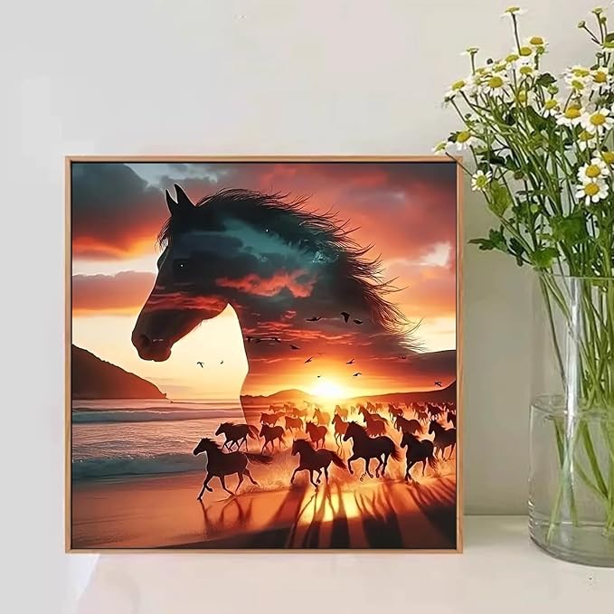 Paint by Numbers for Adult, Horse Paint by Numbers Kit for Adults Beginners - Image 7