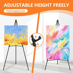 Easel Stand for Sign Portable, Adjustable Metal Easels for Display, Wedding - Image 5