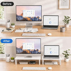 OPNICE Monitor Stand Riser for Desk, Adjustable Computer & Laptop Stand - Image 7