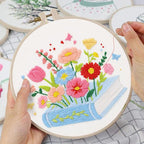 Louise Maelys 3 Pcs Floral Book Embroidery Kit - Image 4