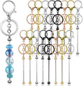 28 Pcs Beadable Keychain Bars by DNLEGULI