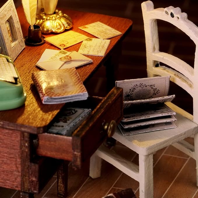 CUTEROOM DIY Doll Room Miniature Furniture Wooden House Kit - Image 7