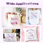 Tintnut Violet Holographic Heat Transfer Vinyl Roll, easy cut & weed, stretch - Image 5