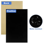 Thyores 15PCS Stick Black Felt, Self Adhesive Felt Sheets, DIY Velvet Fabric - Image 3
