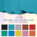 Adhesive Light Blue EVA Foam Sheets - Image 4