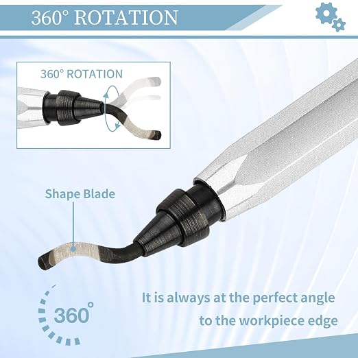 Deburring Tool with 12 High Speed Steel Blades, Deburring Tool 3D Printing - Image 3