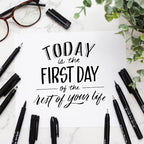 Craft 'n' Beyond Calligraphy Brush Pens Pack of 10 Markers - Image 2