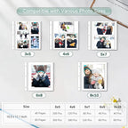 Popotop Large Photo Album Self Adhesive 4x6 5x7 8x10 Scrapbook Album DIY - Image 8