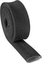 Fiberglass Heat Wrap Wire Shield Sleeve- 1" IDX 10' Adjustable Black Exhaust - Image 6