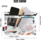 Custom Truck Racing Car Flag Pencil Pouch - Image 3