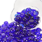 10LB Cobalt Blue Flat Glass Marbles - Image 6