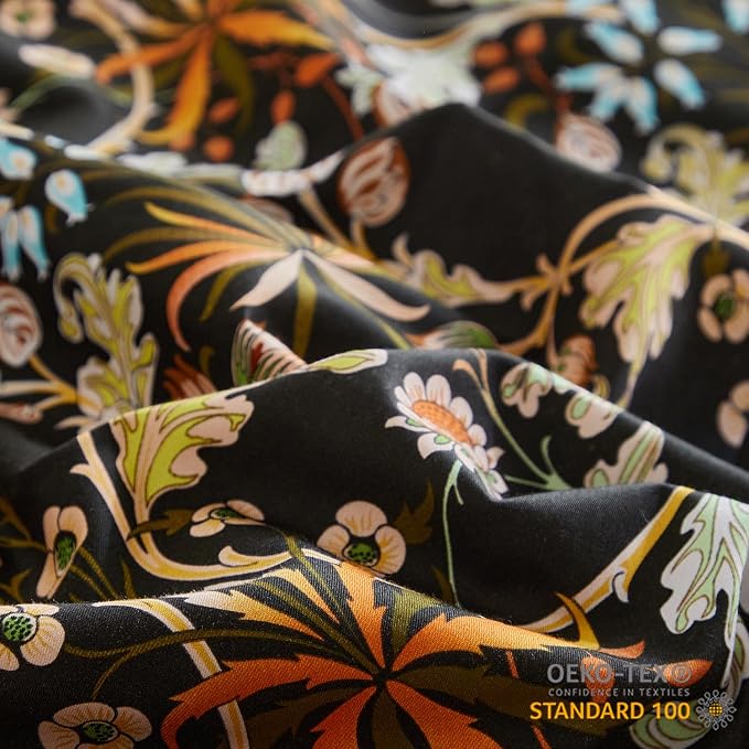 mixinni Vintage Floral Duvet Cover King Size Farmhouse Boho Duvet Cover Set - Image 5