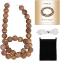 10mm Matte Picture Jasper Bead, 15-Inch Matte Round Loose Stone Beads by THRELE