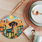 ijbnhd 8 PCS Dog Diamond Art Coasters Diamond Painting Coasters | Diamond - Image 7