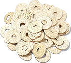 100 Pcs Unfinished Wood Cutouts Donut Wooden Shapes Dessert Wood Crafts - Image 8