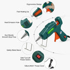 SHJADE Hot Glue Gun with 30 Glue Sticks, 20W Mini Hot Melt Gun Kit | Fast - Image 2