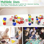 100 Pieces 16MM Dice Set, 6 Sided Colored Dices - Image 4
