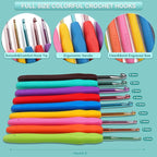Aeelike Crochet Kit for Beginners Adults, Full Crochet Starter Set - Image 5