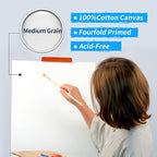 Pre Stretched Canvas 18x24 2 Pack Large Stretched Canvases - Image 3