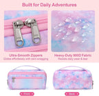 Pencil Case for Girls, Durable Kids Pencil Pouch for School, Wide Opening Soft - Image 6