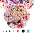 5600PCS Half Round Pearls Flatback Imitation Pearls by MLGDA