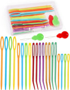 Bupete 25 Pcs Yarn Needles Set, Metal Tapestry Needle, Crochet Needles by Bupete