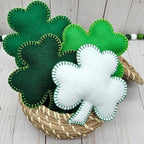 24 Pcs Felt Fabric Sheets, 8 Inch X 12 Inch St. Patrick's Day Green Craft Felt - Image 3