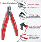 170 Wire Cutters, Small Wire Cutters, 5 PACK, 5 Inch Micro Flush Cutter - Image 3