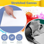 Stretched Canvases for Painting, Acid-Free Wood Frame Blank Canvas, Art Canvas - Image 3