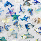 50Pcs Ocean Animal Stickers - Image 2