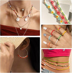 TEXGIZRLY 3mm Seed Bead for Bracelets Making Friendship Bracelet Making Kit | - Image 5
