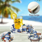 8 Pack Diamond Art Coasters, Christmas Snowman Diamond Painting Coasters | - Image 4