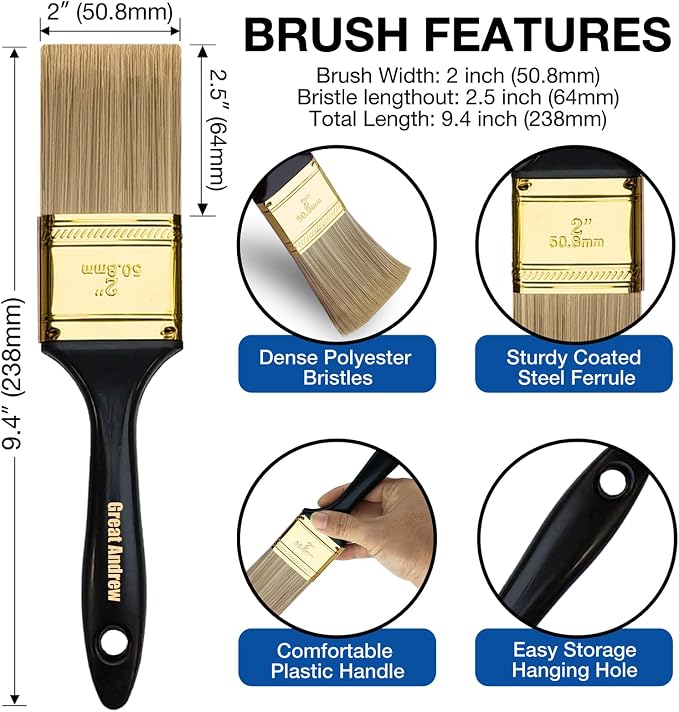 Great Andrew Paint Brushes, Oil Paints &Stains - Image 2