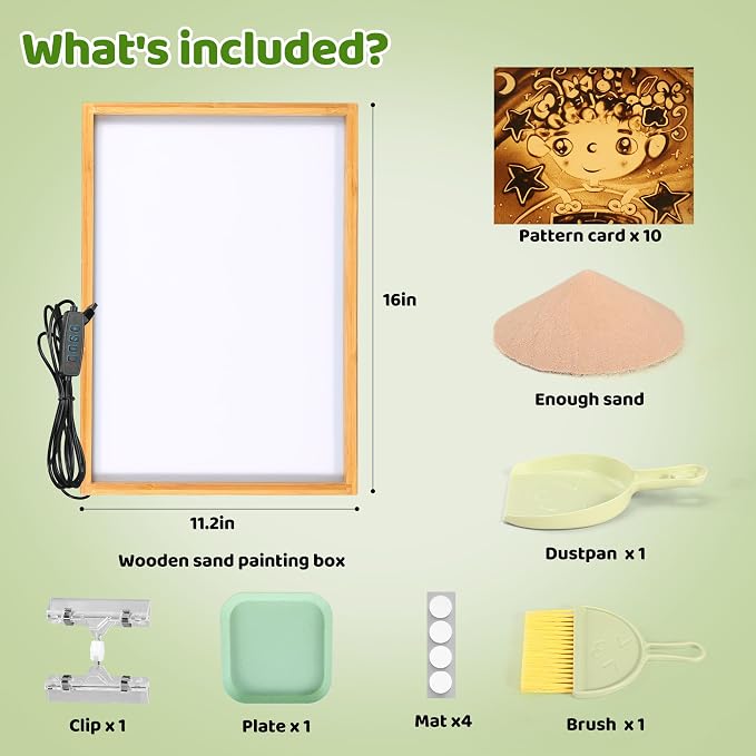 AtMini Sand Painting Light Box Light Table - Image 6